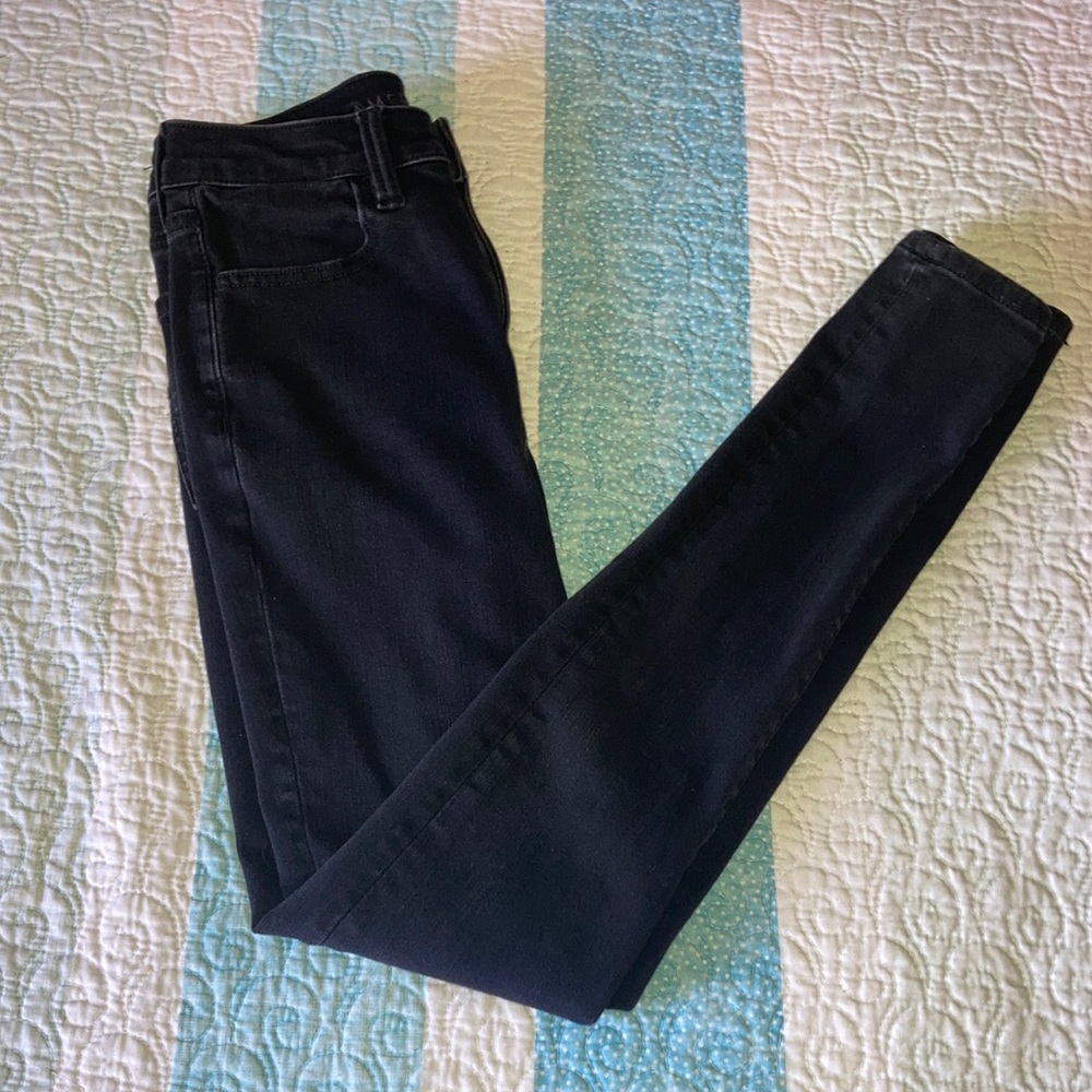 American Eagle 360 Ne(x)t Level Stretch Black Pant